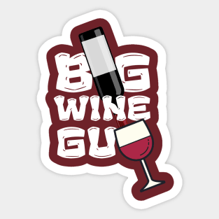 Big Wine Guy Sticker